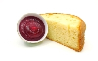 Vanilla Cake - Strawberry Jam